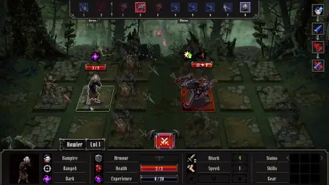 Zrzut ekranu 3 z gry Vampire Tactics na Steam